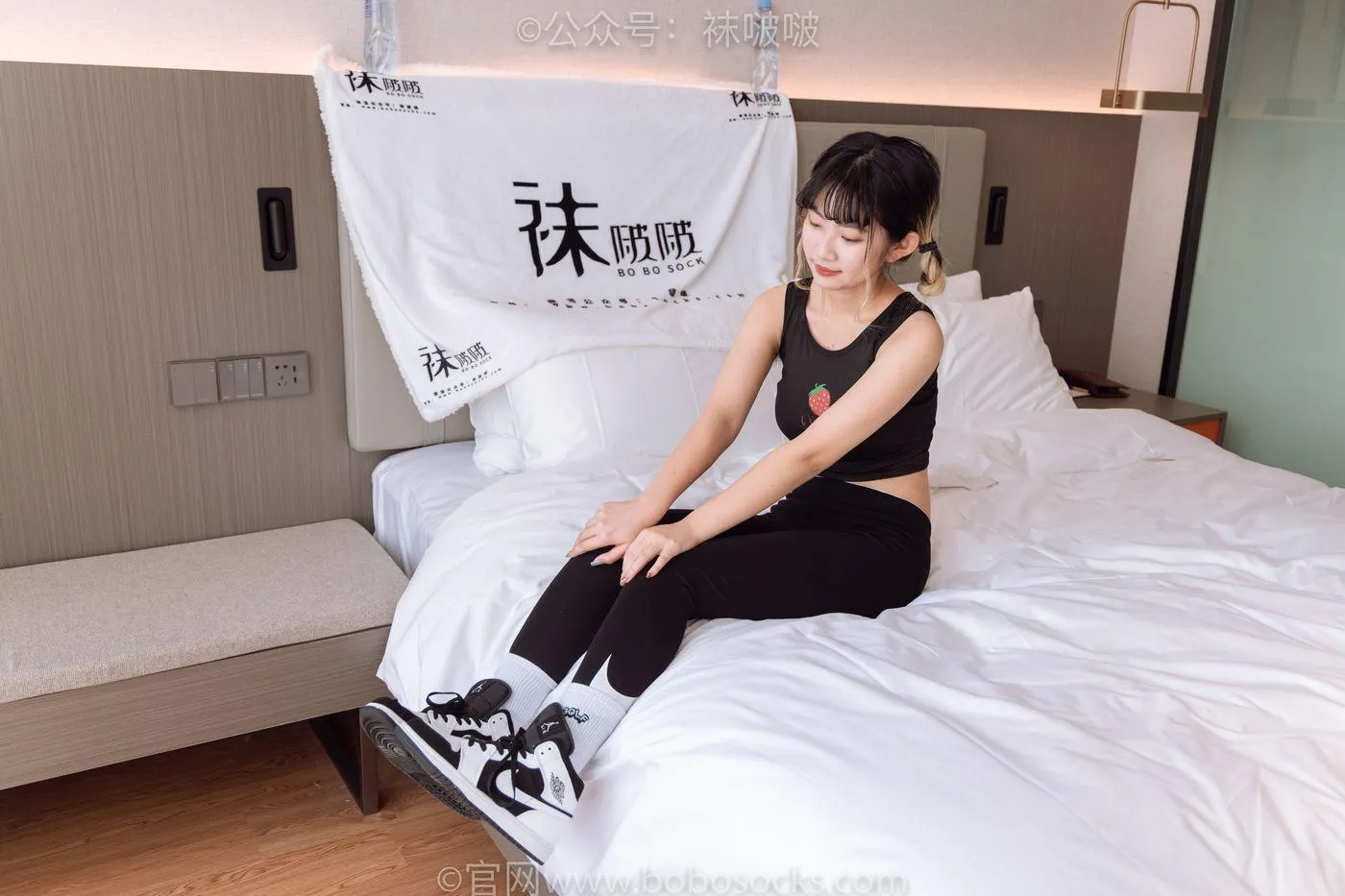 [BoBoSocks袜啵啵]NO.059 砂糖-AJ板鞋、白棉袜、裸足 [142P]插图8